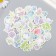 Stickers for the creativity of "hydrangea" set 46 pcs 4.4x4.4x1.1 cm