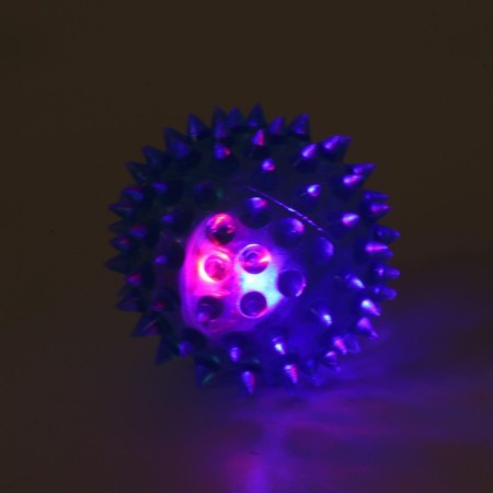 The glowing ball for dogs is medium, tpr, 5.5 cm, blue-4