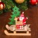 Decor "Santa Claus with a deer on a sleigh"