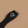 Bag Cauline, sewing, on the button, 9.2 x 2.5 cm, black/silver color