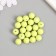 Beads for creativity plastic "lime" matte d = 1.2 cm set 20 g