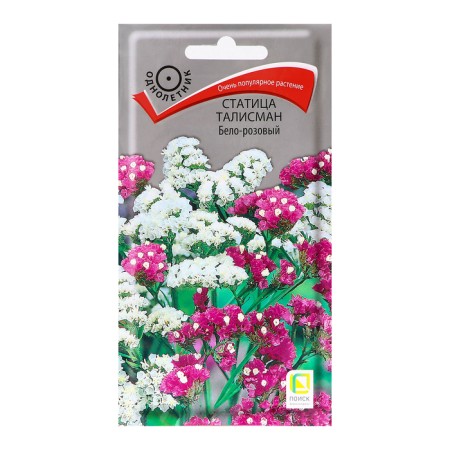 Flower seeds Statitsa "Talisman", white-pink, 0.1 gr