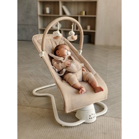 Electric shafts children's Amarobaby Happy Swing, beige color-21