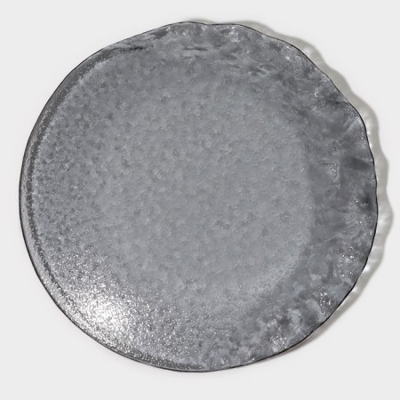 Glass Dessert Magistro "Nofis", d = 19.5 cm, color gray color-2