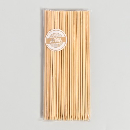 Set of wooden sticks for decor 50 pcs 2x9x20 cm-3