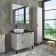 Mirror Comfort Comforty Sorrento 90 for the bathroom, color light gray