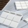 Layer furniture square tundra, size 25 x 25 mm, 18 pcs, polymer, white color