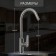 Kitchen mixer Zein Z3766, single -leaf, pour height 27 cm, graphite