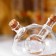 Glass bottle for sauces and oil 2 in 1 "FUG. Sphere ", 180/70 ml, 8 × 8 × 8.5 cm