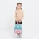 Baby backpack on lightning, 3 outer pockets, turquoise/pink color
