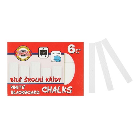 Small ones white koh-i-noor, in the set 6 pieces, square