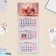 Calendar quarterly mini-trios "Flowers" 2025, 19 x 46 cm