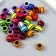 Beads for creativity Plastic "Spear with stripes" Color 25 grams 1.1x0.8x0.7 cm