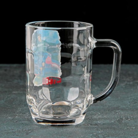 Beer Mug "World Football", 500 ml, MIX drawing-3
