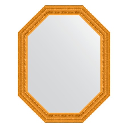 Mirror in the baguette frame, gold gold 80 mm, 74x94 cm