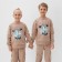 Svitshot Children's Minaku, beige color, height 146 cm
