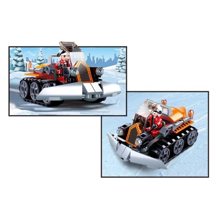 Designer "City. Snowman ", 82 details, in the package-3