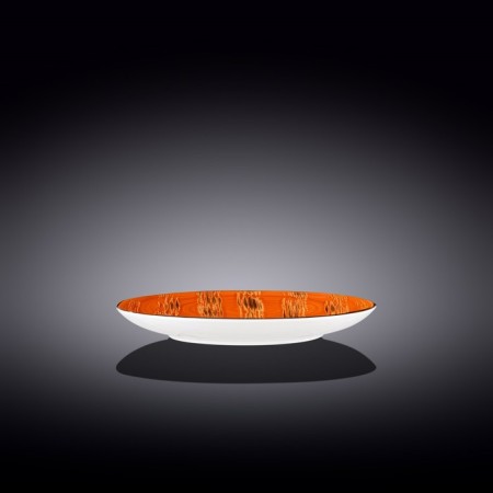 Round plate Wilmax England Scratch, D = 20.5 cm, Orange color-1