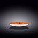 Round plate Wilmax England Scratch, D = 20.5 cm, Orange color