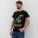 Male T -shirt "Pivozaur" p. 48, black