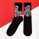 New Year's socks KAFTAN "Bad Santa" Size 41-44 (27-29 cm), black color