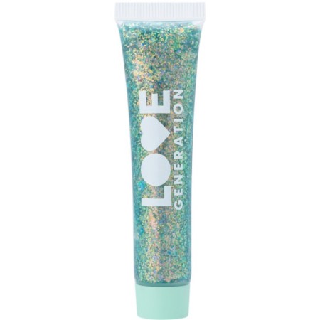 Glitter-Gel Face Love Generation We Love Glitter, tone 03 Blue-Sereborny, 15 ml-1