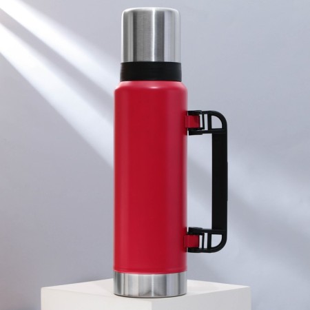 Thermos “Apply in case”, 1.2 l, red, retains heat of 16-18 hours-1