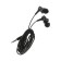 Headphones CB-53, wired, vacuum, microphone, 1 m, jack 3.5 mm, black