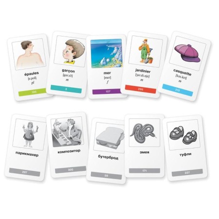Thematic cards. My first French words. 333 cards for memorization-2