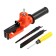 Nozzle for a tundra drill, a saber saw, corner, wooden sheets and metal 2 pcs.