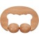 Gift Set Bradex KZ 0955: comb, massage, brush with bristle boar