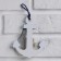Thermometer "anchor with a seagull", 12 x 9.5 x 2.5 cm