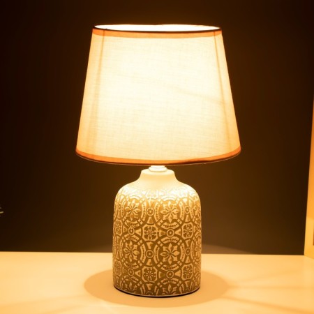Desktop lamp with lampshade "Mandilina Beige" E14 18x18x29 cm Risalux-2
