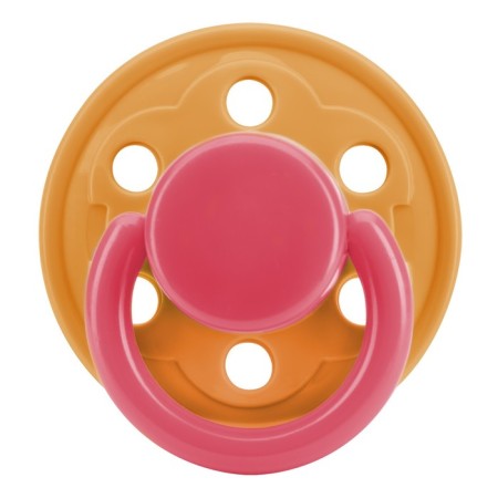 Latex orthodontic dummy "Sun", from 6 months., Mix color-8