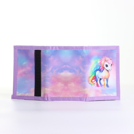 Children's wallet on Velcro "chosen", colorful color-3
