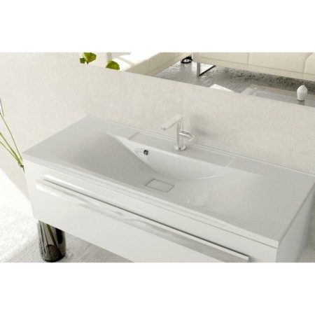 Snaken Uperwood Elen shell, 100 cm, with a decorative lid, white-1