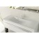 Snaken Uperwood Elen shell, 100 cm, with a decorative lid, white