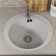 Kitchen car wash Uperwood Econ UPD-405, 001, round, color 001 White matte