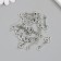 Connector for creativity Metal 2 ears "Key with heart" 3.5x1.2 cm