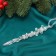 Christmas tree decoration "Figure icicle" 14x1 cm, transparent