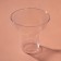 The form of plastic disposable for the cup buffet, 250 ml, transparent, 10 pcs/units.