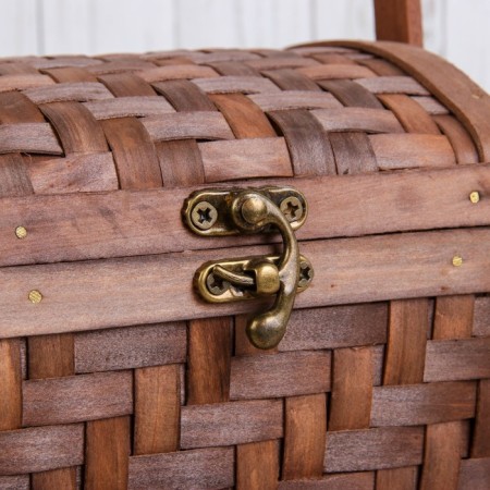 Stamnka chest, with a lock, 16 × 16 × 25 cm, veneer-2