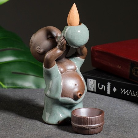 A set of incense on the stand "The boy drinks" 13x8x9cm-2