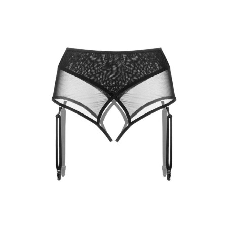 Erotic panties for stockings Waname PliaBility with high landing black (42-44)-9