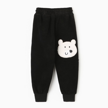 Pants for boys, I have launched, black color, height 86-92 cm-4