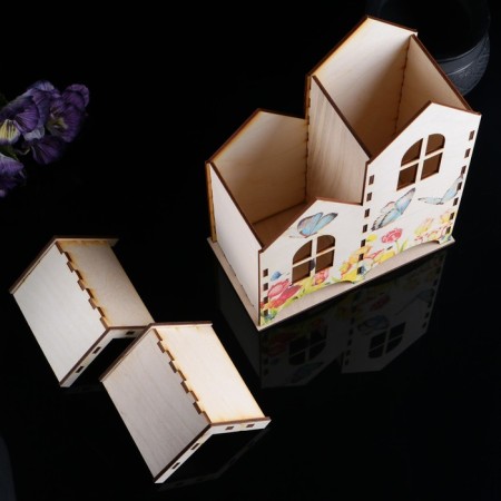 Tea house "Butterflies in the meadow", 20x17.4x8.6 cm-2