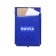Mail box without a lock (with a loop), vertical, "mail", blue