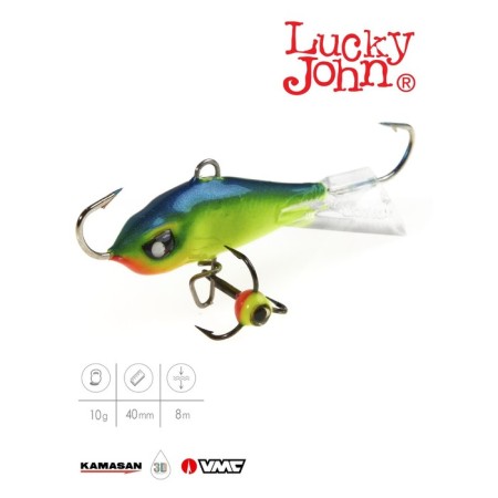 Balancir Lucky John Baltic 4 + tee, 4 cm, color 29, blister