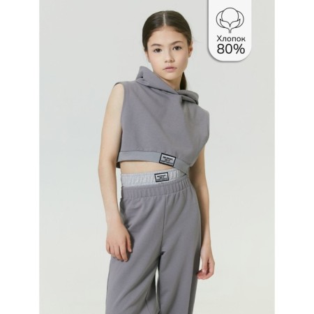 TOP children's amrobaby nood, height 134 cm, gray color-1