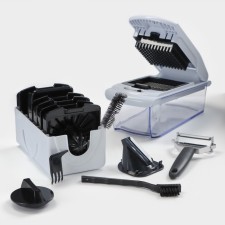 Vegetable Magistro Vegan Pro, 7 nozzles, vegetable cleaning, container, black and white